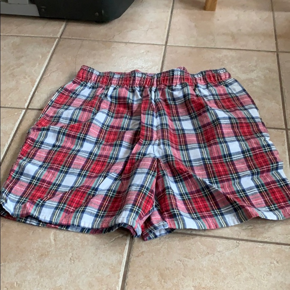 Plaid shorts
